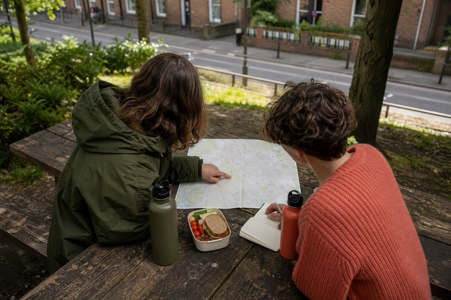 Illustratieve rasterafbeelding bij het artikel wadi of regentuin in de wijk: zo herken je de waterroute